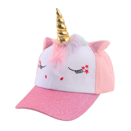 New Cartoon Children Baseball Cap Kids Girls Sun Hat Adjustable