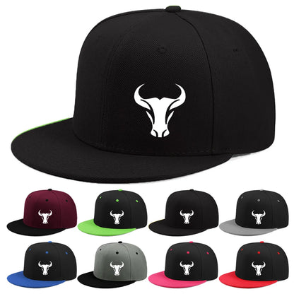Bull Patterned Baseball Cap For Both Men's And Women's For All Seasons