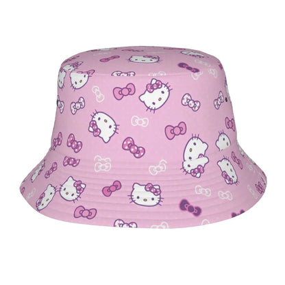 Kittys Leopard Bucket Hat Vocation Getaway Headwear Accessories Fisherman Cap