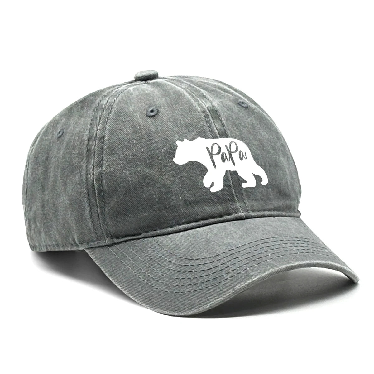 Baseball Cap Print PaPa Bear Dad Hat For Men Women