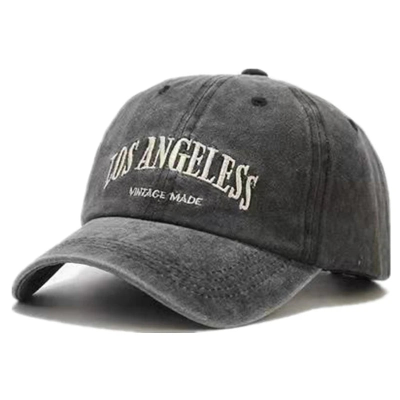 Fashion Cotton Cap For Women Letter Embroidery Kpop Baseball Cap