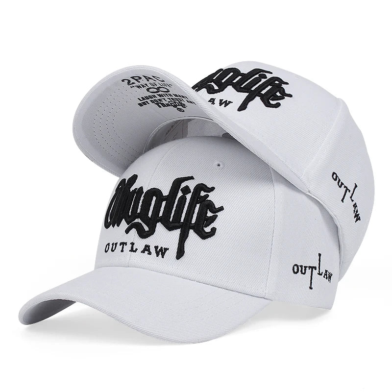 Fashion Fastball Cap Thuglife Embroidery Hiphop Baseball Cap