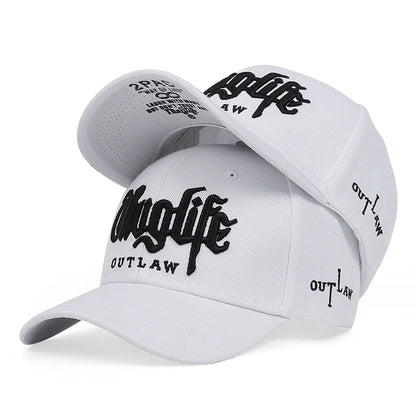 Fashion Fastball Cap Thuglife Embroidery Hiphop Baseball Cap