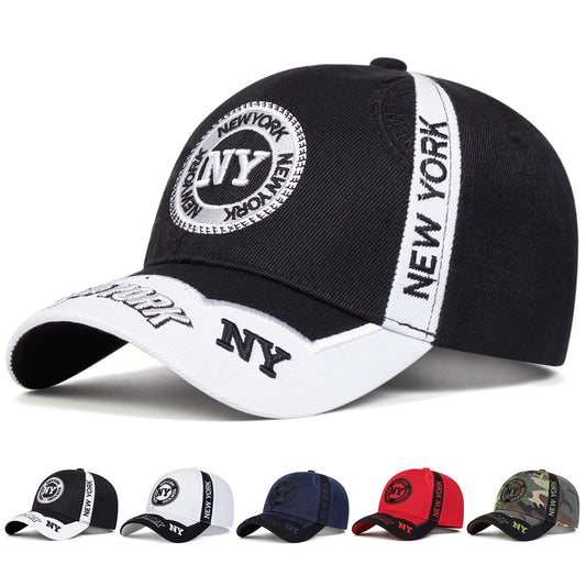 Unisex Letter Embroidery Baseball Caps Spring