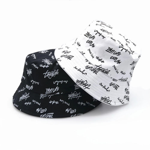 Double-sided Bucket Hat for Men Women Summer Unisex Fashion Cap