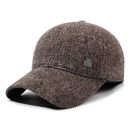 New Winter Fleece-Lined Plush Thickened Warm Baseball Caps