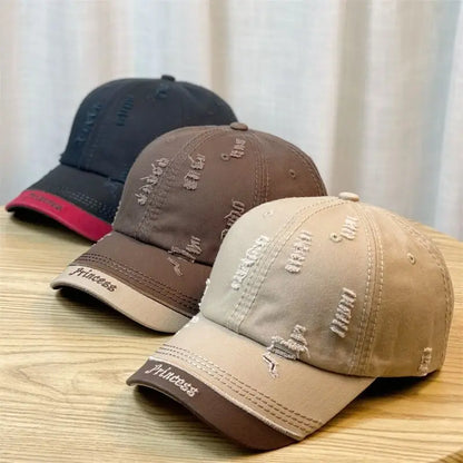 Retro American-Style Color-Matched Baseball Cap