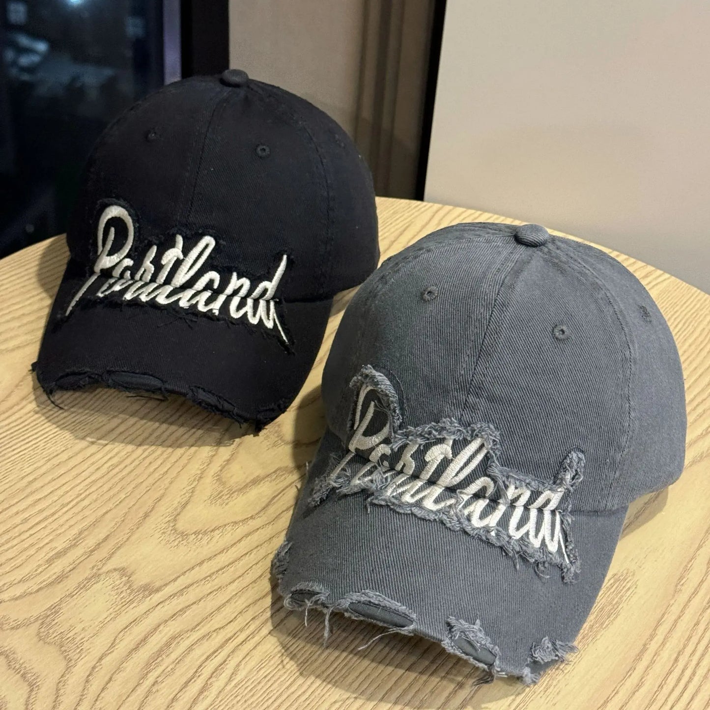 Hip Hop Holes Baseball Hat For Men Women