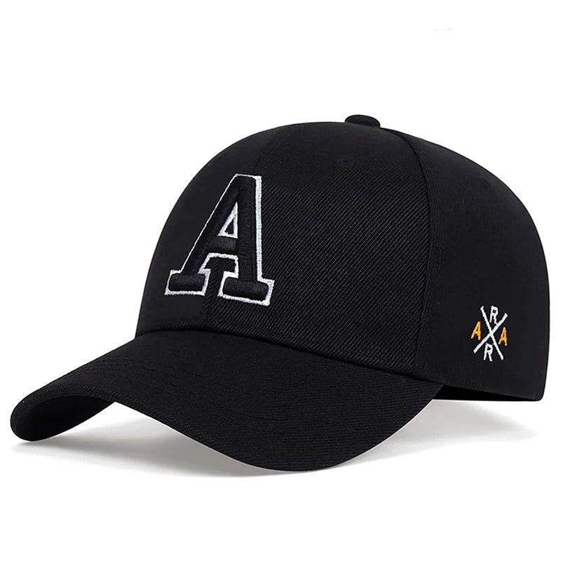 Sunshade Hat A Letter Side AR Embroidered Baseball Hat