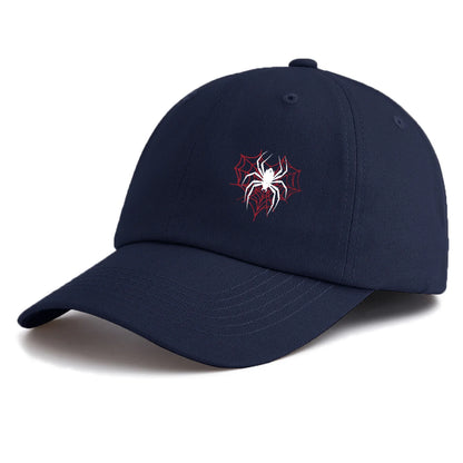 1pc Spider Print Baseball Cap for Adults