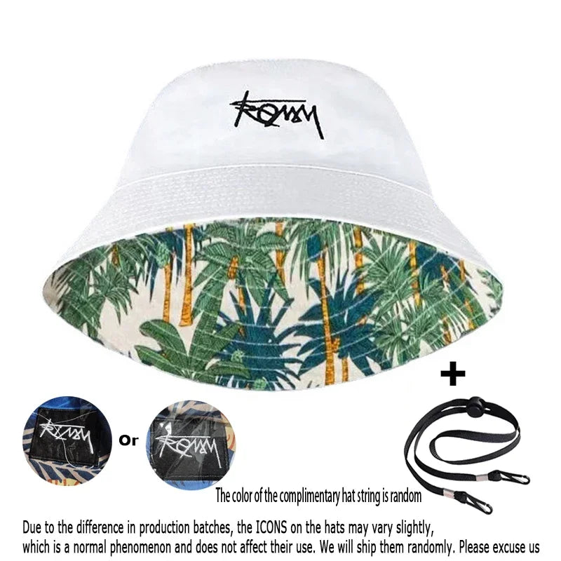 Fashion Double-sided Fisherman's Hat, Foldable Portable for Both Men Women