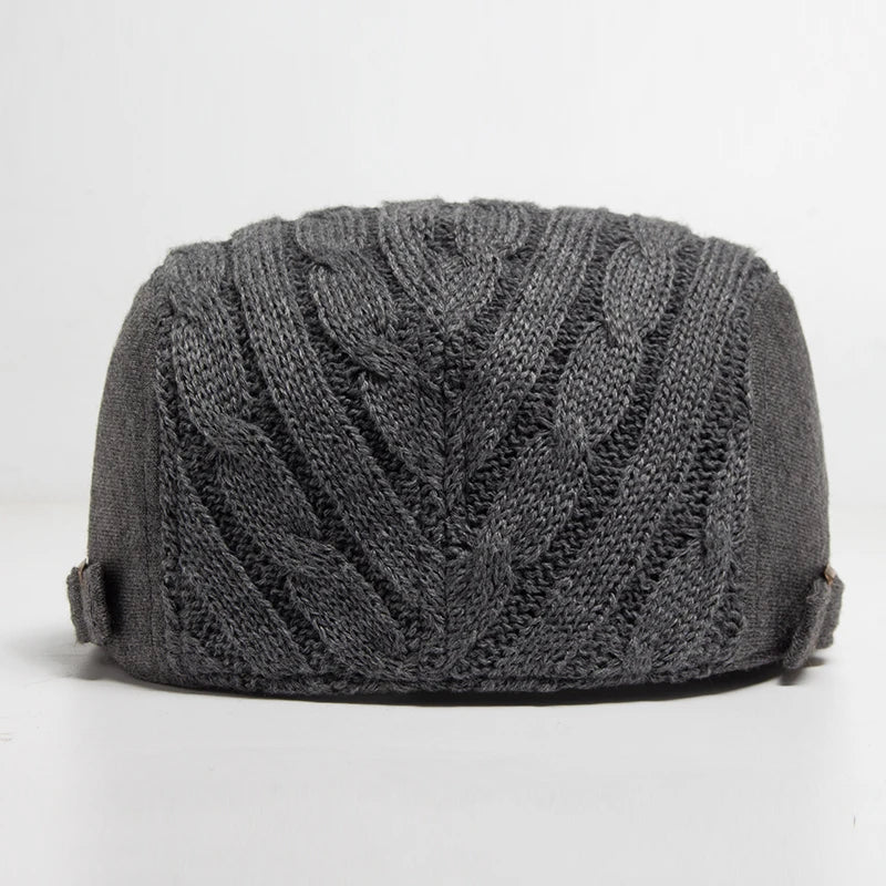 New Men Woman Beret Autumn And Winter Thickened Warm Knitted Berets