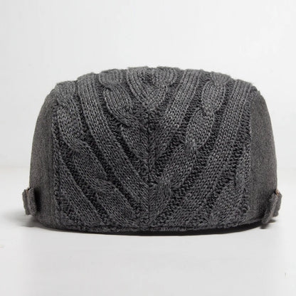 New Men Woman Beret Autumn And Winter Thickened Warm Knitted Berets