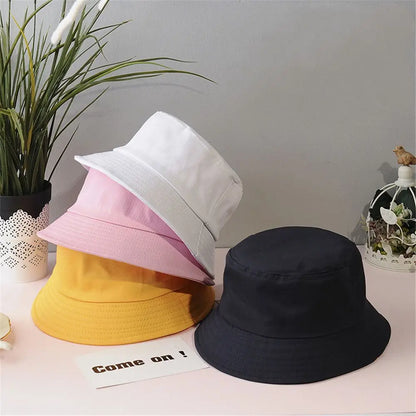 Children Outdoor Hat Summer Foldable Bucket Hat Sunscreen Cotton Fishing