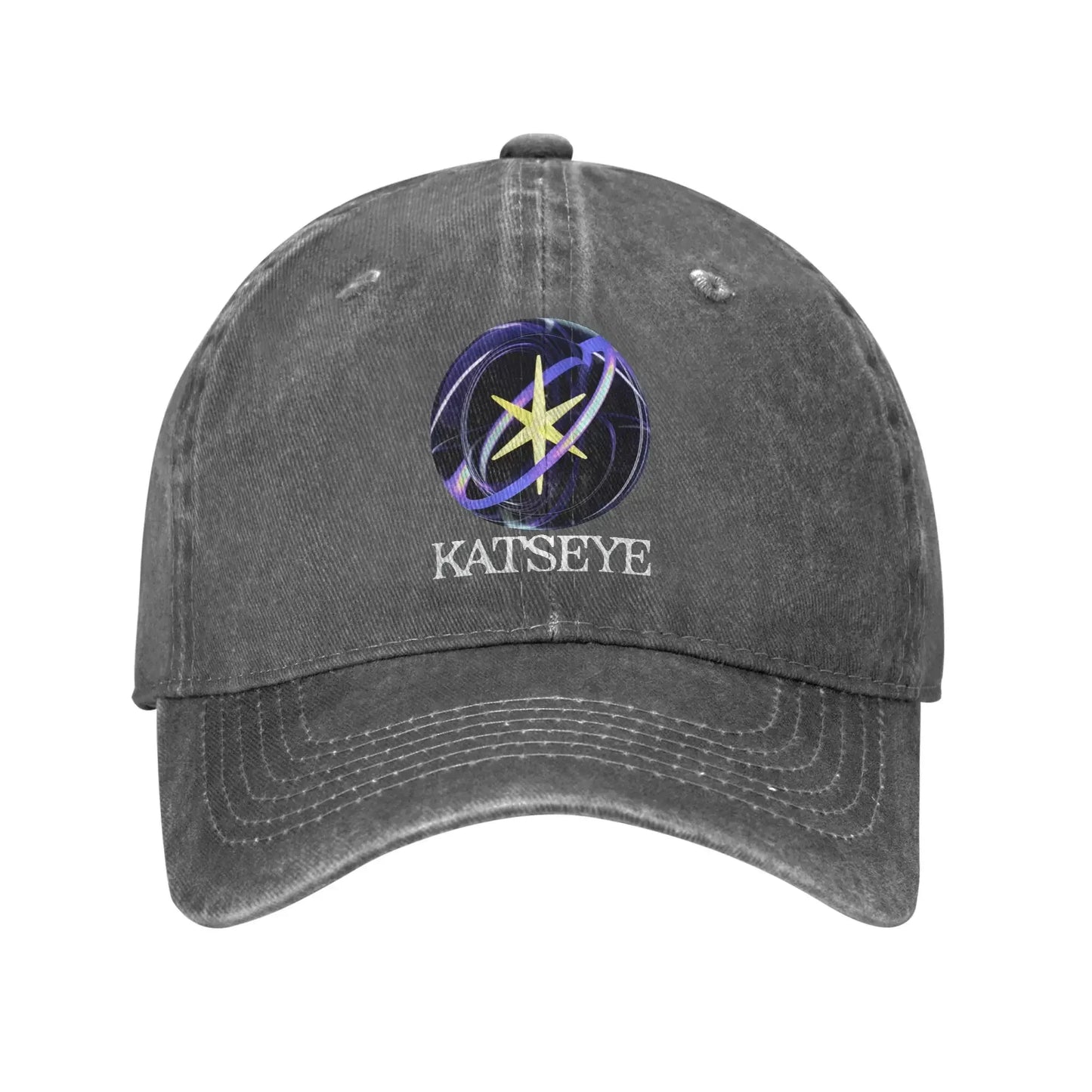 Washed Baseball Cap Katseye Cover Logo Summer Hip Hop Hats