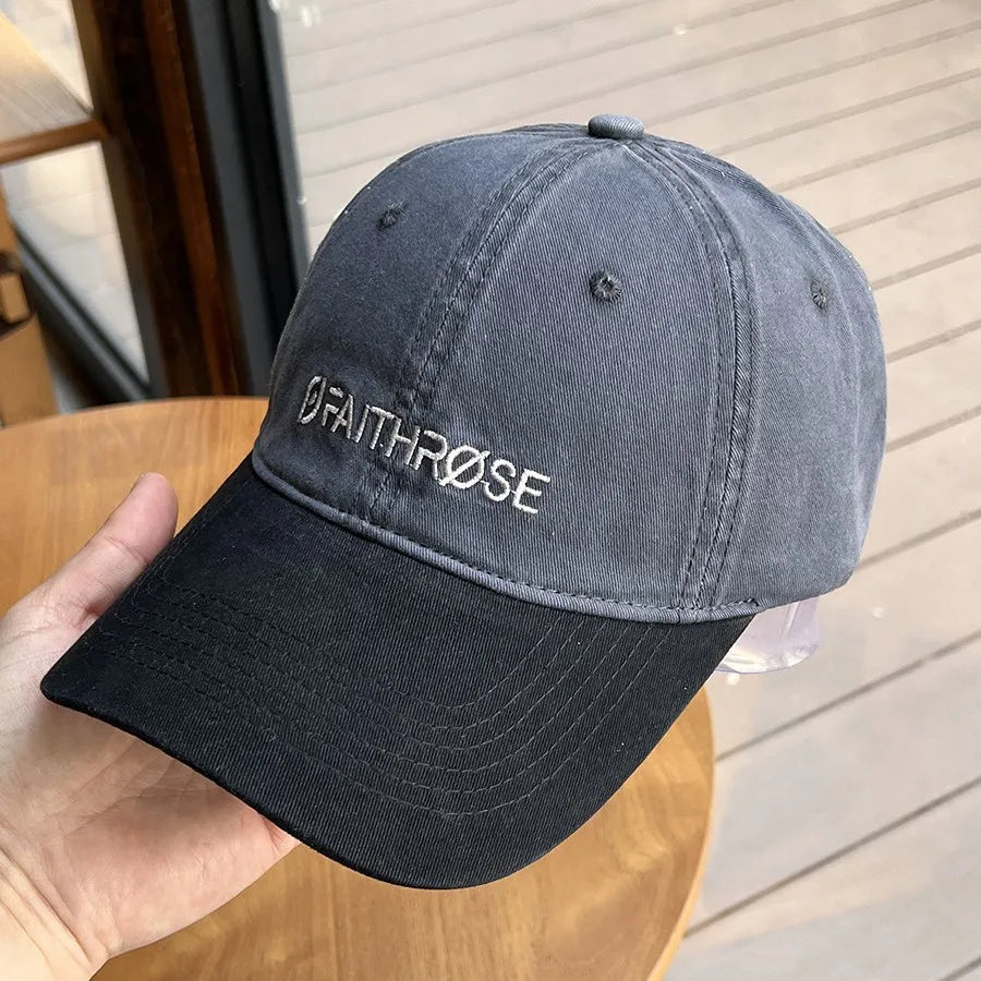 INS Style Letter Embroidered Baseball Cap