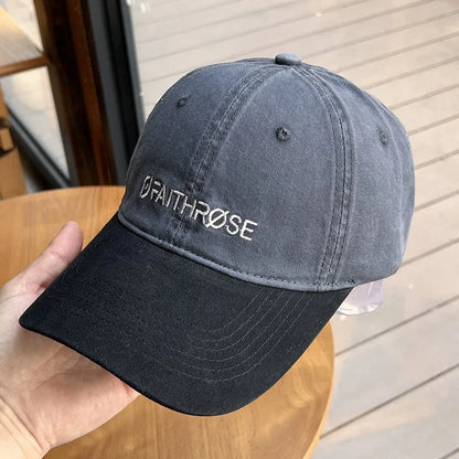 INS Style Letter Embroidered Baseball Cap