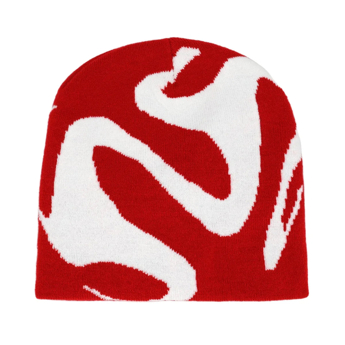 Y2K Letter Knitted Winter Autumn Beanie Cap Men Women