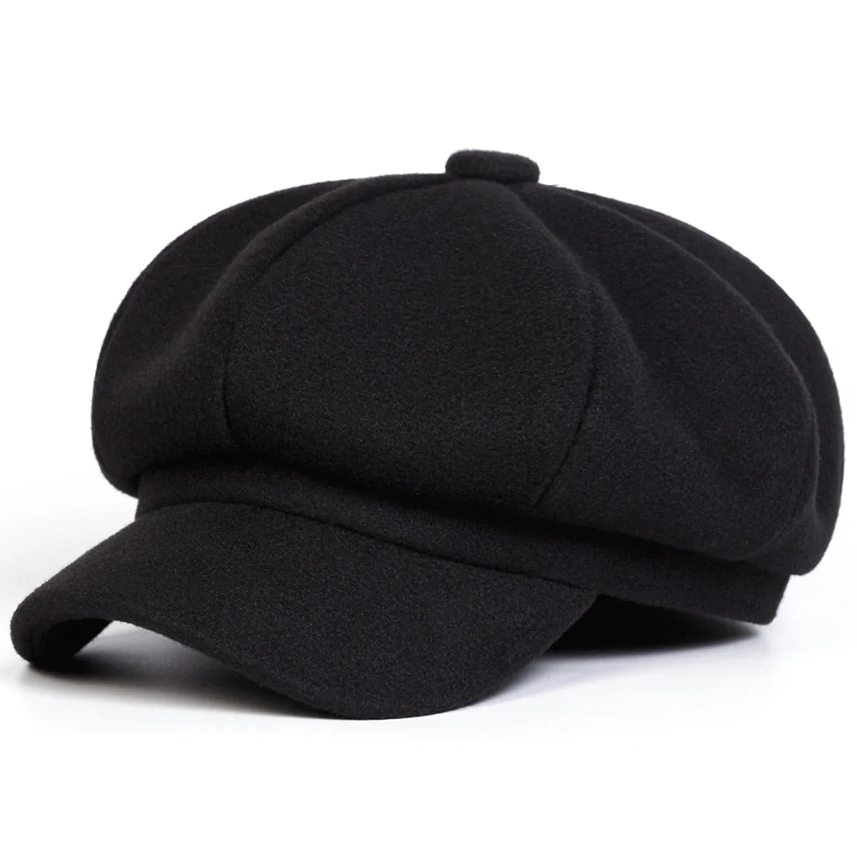 Woolen Solid Color Beret Fashion Outdoor Cotton Hat