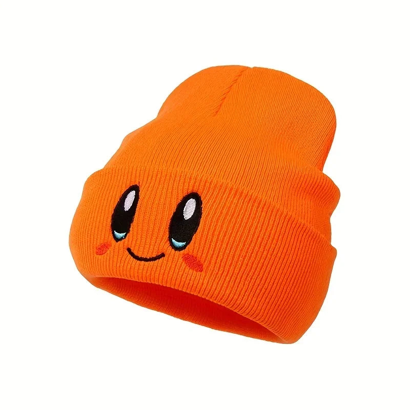 Unisex Cartoon Embroidered Big Eye Beanies Casual Hats
