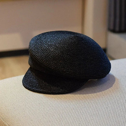 Summer High Quality Handmade Raffia Women Visor