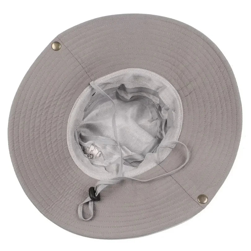 Outdoor Hat Summer Men's Wide Brim Bucket Hat