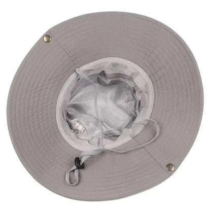 Outdoor Hat Summer Men's Wide Brim Bucket Hat