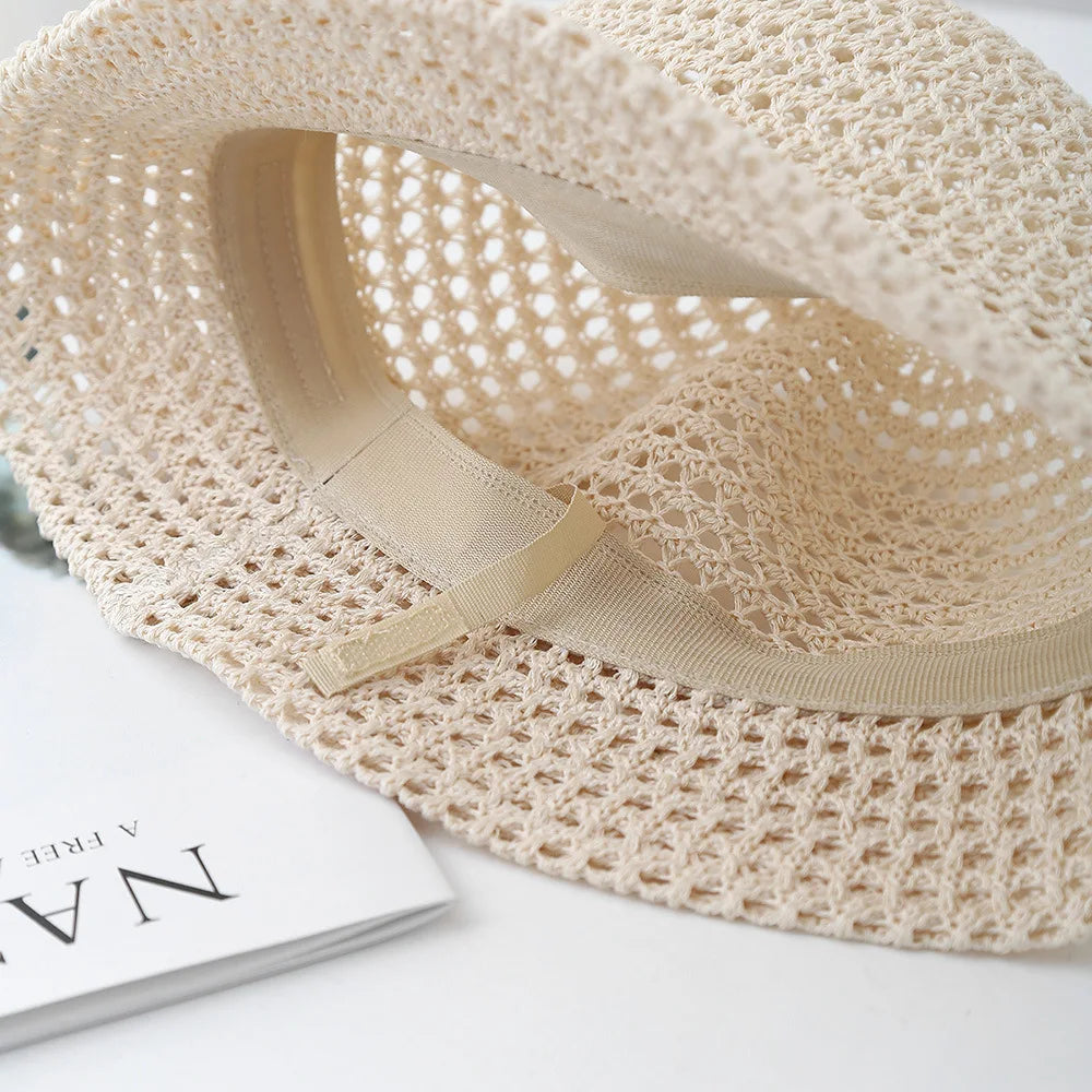 Women Foldable Sun Hat Breathable Beach Cap