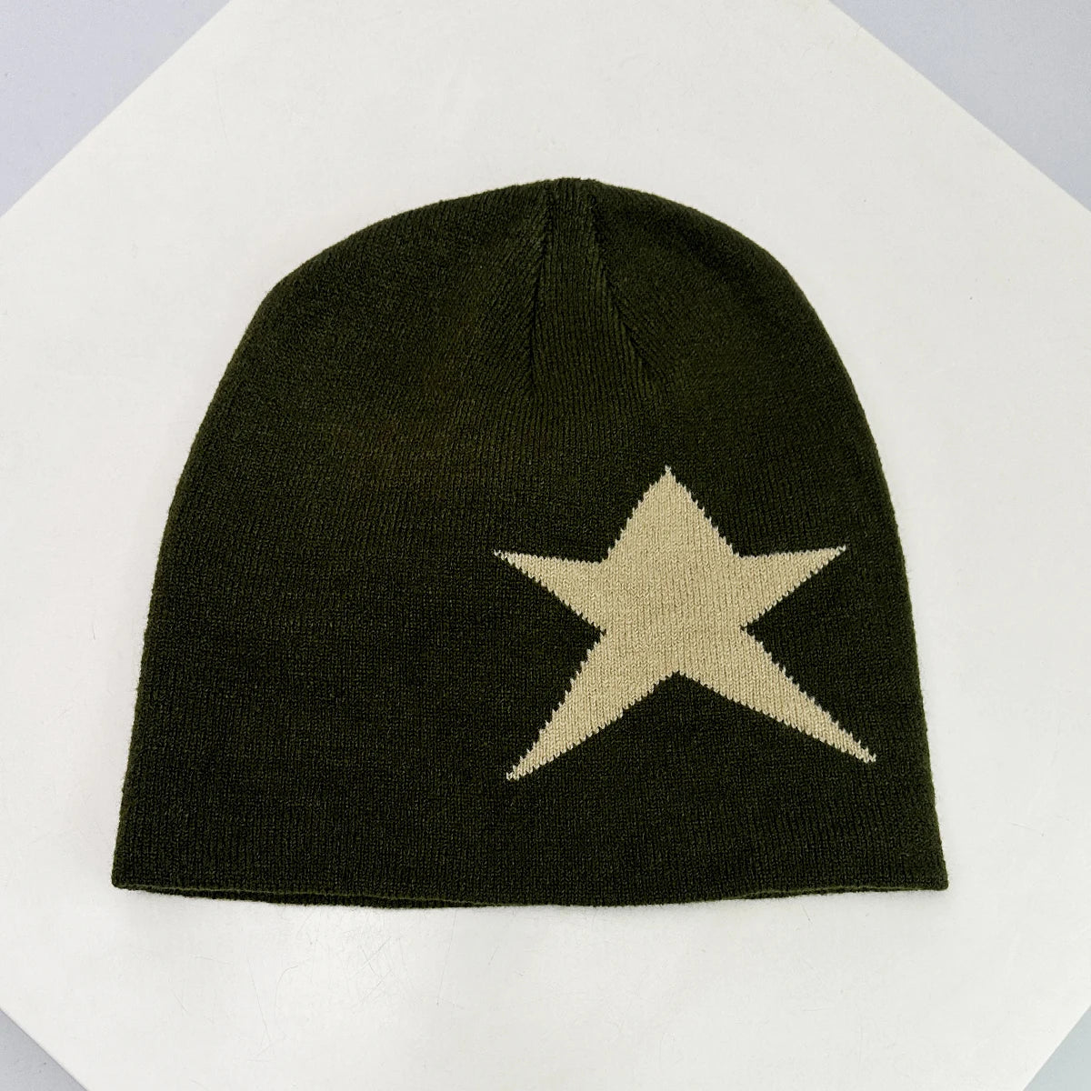 Warm Versatile Streetwear Fashion New Simple Star Hip Hop Beanies Niche Skate