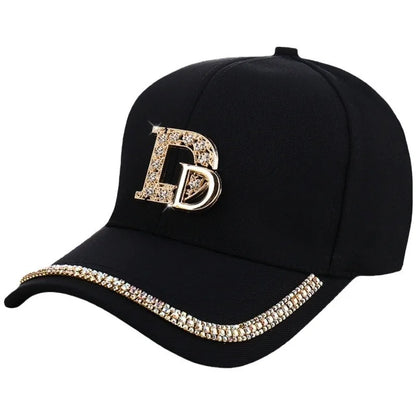 2026 Fashion Diamond D Letter Baseball Cap
