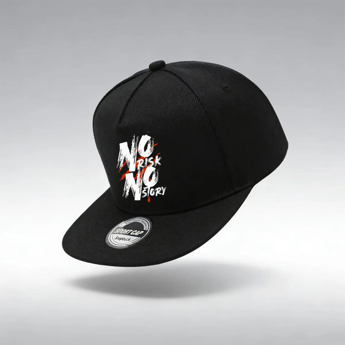 Risk Letter Print Snapback Cap Classic Solid Color Unisex Baseball Cap Lightweight Adjustable Dad Hat