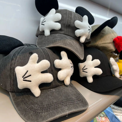 Cute Cartoon Mouse Ears Baseball Cap for Girls Anime