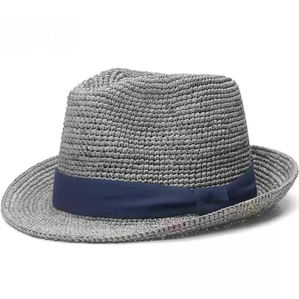 High Quality Raffia Straw Hat Woman Beach Fashion Sun Cap