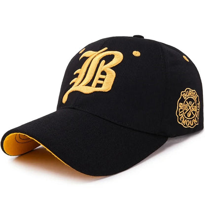 Men Women's Baseball Cap Summer Cotton Hat Embroidery Snapback