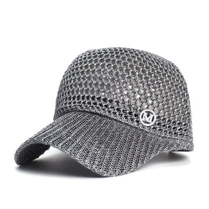 Unisex Hollow-Out Design Mesh Baseball Cap