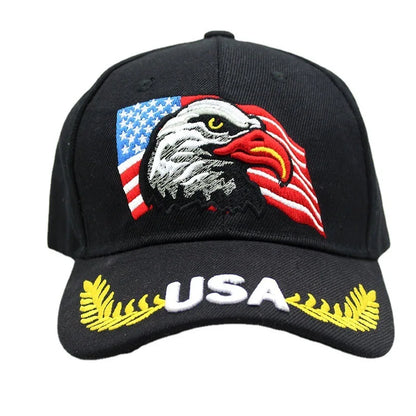 Unisex Baseball Cap 3D USA Eagle Embroidery Cap Men And Women