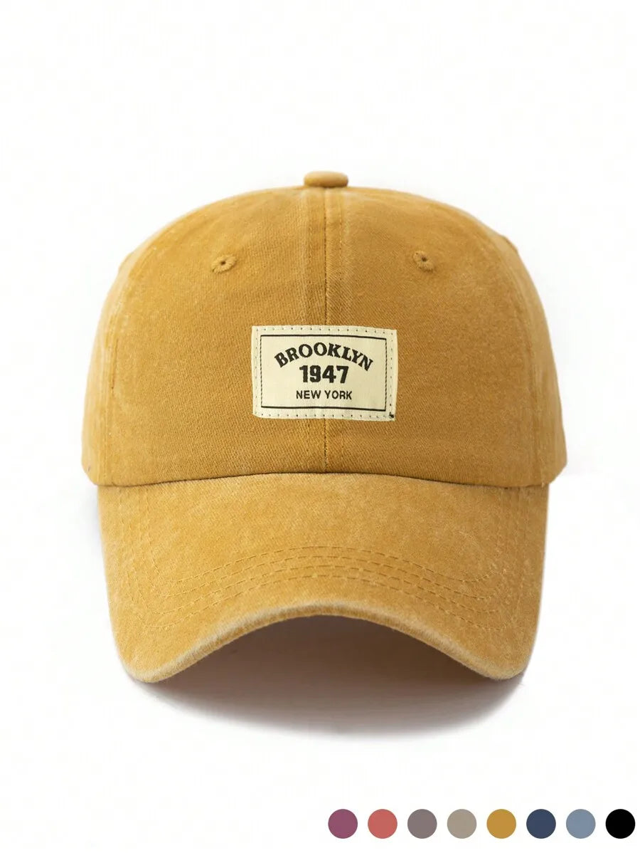 Unisex Washed Denim Baseball Cap Adjustable Casual Hat