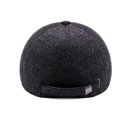 High Quality Autumn Winter Thick Earmuffs Hat Warm Adjustable Earmuffs Baseball Cap Casual Simple Outdoor Hats