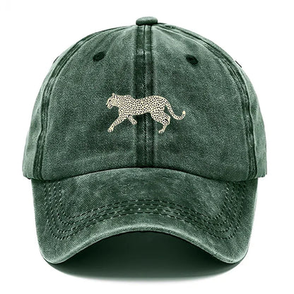 Cheetah-Style Printed Baseball Cap, Men Fashion Hat