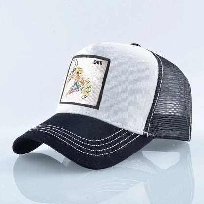 Fashion Unisex Baseball Cap With Embroidery With Bee Patch Men's