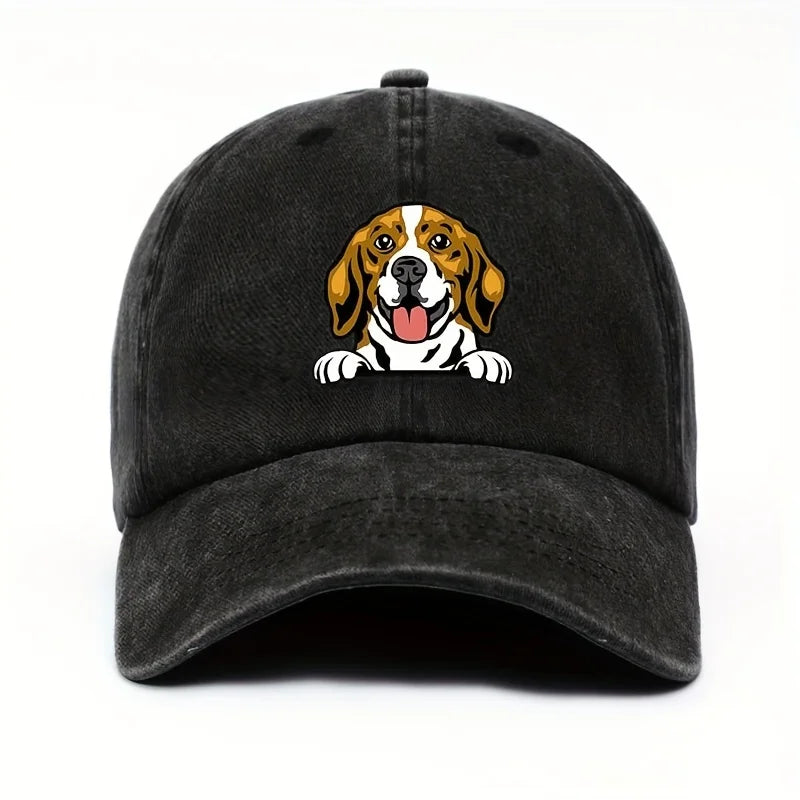 Cute Dog Printed Baseball Hat for Men and Women