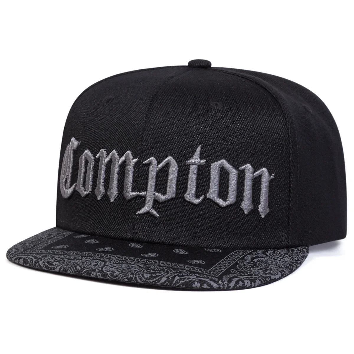 Unisex Compton Letter Embroidery Baseball Hats Spring Autumn