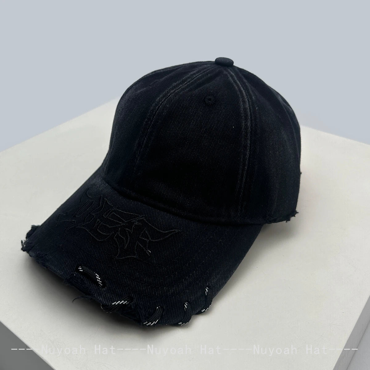 Unisex Hip-Hop Braided Rope Letter Embroidery Baseball Cap