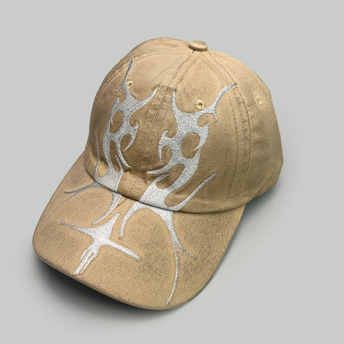 American Embroidered Flame Double-Edged Blade Baseball Hats