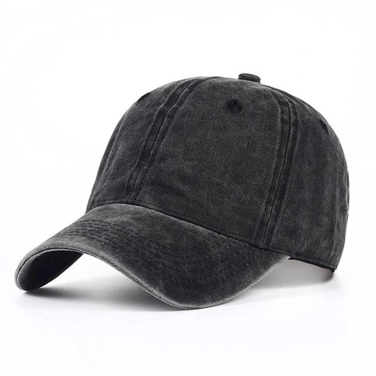 Unisex Light Washed Solid Color Baseball Caps Spring And Autumn
