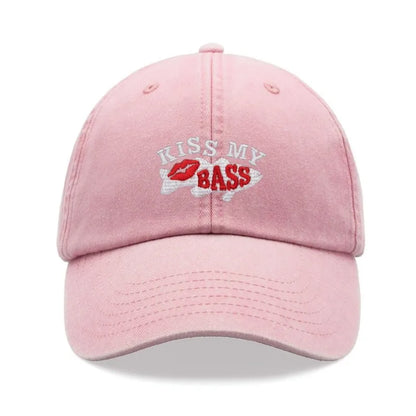 1pc "Kiss My Bass" Leisure Baseball Cap for Men