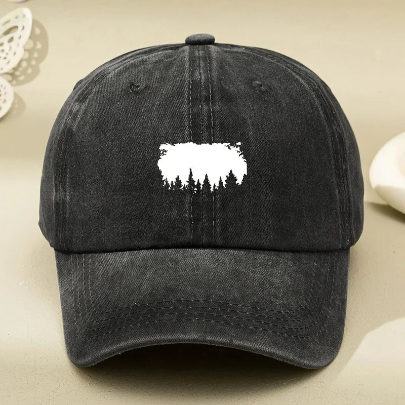Forest Printed Baseball Cap for Men and Women
