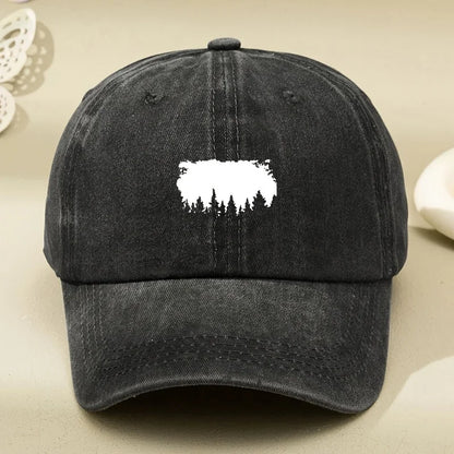 Forest Printed Baseball Cap for Men and Women