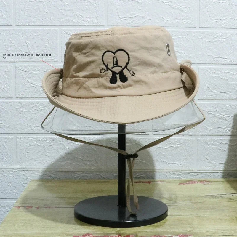 Bad Bunny Fishing  Fisherman Hats Un Vẻano Sin Ti Bucket Hat for Men Woman