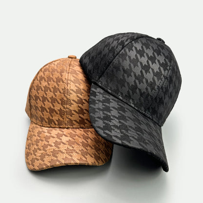 Classical Retro Houndstooth Baseball Hats